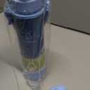 32 oz Insulated Water Bottle with 2 Lids (2-in-1 Straw & Spout Lid, Magnetic Lid), Slim Water Bottle with Strap, Stainless Steel Water Bottle for Hiking, Gym, Travel, BPA-Free, Dark Blue