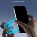 Magnetic Belt Clip Phone Holder with Anti Theft Phone Chain, for Hiking Travel Outdoor Climbing,Cellphone Holder, for All Cell Phone Android