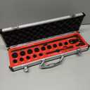 LLNDEI 3/8" Nano Sockets, Drive Stubby Impact Socket Set, 19-Piece Long Flex Head Ratcheting Wrench Set Extension Bar(6"-15"), 6-19mm Metric Stubby Socket Set, Cr-Mo material