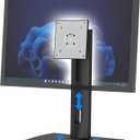 Vesa Monitor Stand with Spring-Adjustable Height, Swivel, Tilt, Rotation Vesa Stand, Compatible with Monitors Within 27 inch and Weighing Between 7.7-11lb (Black, Only for 7.7-11 lb Monitor)