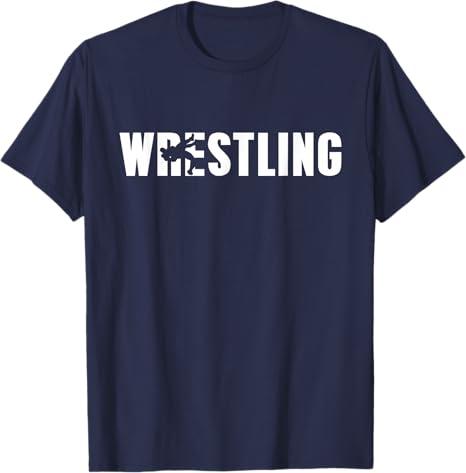 Wrestling Men and Boys Wrestle Suplex Retro T-Shirt Size M