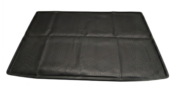 38x25 Large Pet Food Mat, Silicone Dog Mats for Food and Water, Nonslip Pet Feeding Mats for Floors, Dog Cat Bowl Mat with Raised Edges, Black