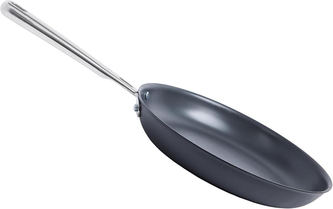 Misen 10 Inch Pre-Seasoned Carbon Steel Fry Pan Lightweight, Even Heating, Heat Retention Oven Safe to 500F Ideal for Searing, Sauting, and Frying Versatile Durable, Easy to Clean