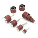 scottchen PRO 1”Long Sanding Drums and Sleeves Set with 1/4”Shank for Drill or Drill Press, Sanding Drum Kit,for Sanding Smoothing Shaping Polishing Groove Fiberglass Wood Metals,80,120 Grit-20pack