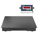 24"x24" Industrial Floor Scale, Precision Pallet Scale with Digital Indicator, Heavy Duty Weighing Scale for Floor Bench Office Weight Weighing, 2500 lb x 1 lb, Black