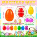 OCTERIC 180Pcs Easter Eggs, 2.3" Fillable Bright Colors Plastic Easter Eggs Empty for Easter Hunt, Easter Basket Stuffers, Party Favor, Classroom Prize Supplies