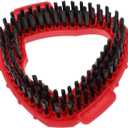 NUOBESTY Mop Head Accessories Scrub Brush Tile Corner Brush Water Stain Brush Floor Brush Extendable Handle Shower Brush Shower Floor Scrubber Groove Brush Bathroom Floor Scrubber Brush Pp