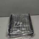 Bumusty 3-Tier Long Expandable Shoe Rack for Closet, 18"-44" Adjustable Shoe Rack for Entryway, 15-18 Pairs Large Shoe Organizer Shelf Storage, Sturdy Metal, Black