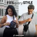 Travel Sling Bag for Men & Women - Water Resistant Crossbody Multipocket Chest Bag with Anti-Theft & RFID