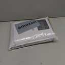 White Linen Semi Sheer Curtains 80 Inches Long for Living Room Sliding Glass Door,Light Filtering Textured Back Tab Rod Pocket Farmhouse Classic Vintage Decor Curtain for Bedroom 2 Panels 42x80