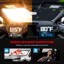 Windshield Sun Shade for Jaguar F-Pace 2016-2026 | Custom Fit, Foldable Thick Window, Blocks 99% UV Rays, Keeps Car Cooler, Car Accessories