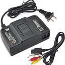 N64 Power Supply,AC Adapter Power Supply and AV Composite Video Cable Cord for N64
