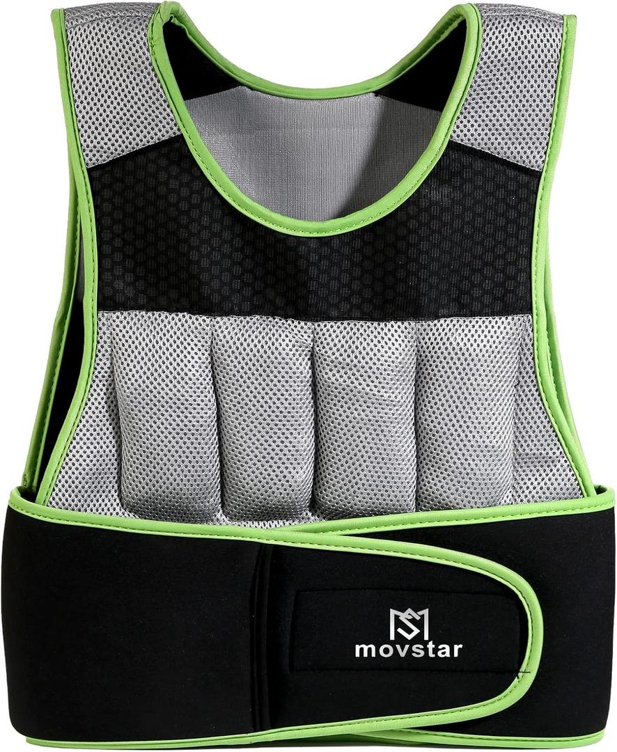 Adjustable Weighted Vest Women Men with Reflective Design 10lbs,20lbs Workout Vest for Strength Training, Walking, Jogging, Weightlifting, Running Men Women