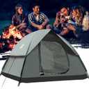 Instant Pop Up Tents for Camping, 2-3 Person Camping Tent 60s Automatic Easy Setup Tent, Double-Thick Waterproof Instant Tents for Hiking Backpacking