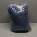 Fuzzy Fleece Throw Blanket for Couch, Fluffy Warm Soft Jacquard Blankets for All Season, Lightweight and Cozy, Navy Blue, 90x104