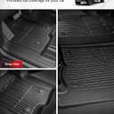 Floor Mats for 2020-2026 Chevy Silverado/GMC Sierra 1500/2500HD/3500HD Crew Cab & 2019 1500 Crew Cab Without Rear Underseat Storage Box, Front Bench Seat