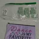 Dancer Gifts for Girls Teen Makeup Bag Dance Teacher Appreciation Gifts Dance Lover Gift for Women Dance Mom Birthday Gift Dance Instructor Gift Graduation Gift for Dance Student Zipper Bag（Purple）