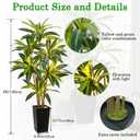 6FT Dracaena Artificial Plant Tall Artificial Plants Indoor Lighted