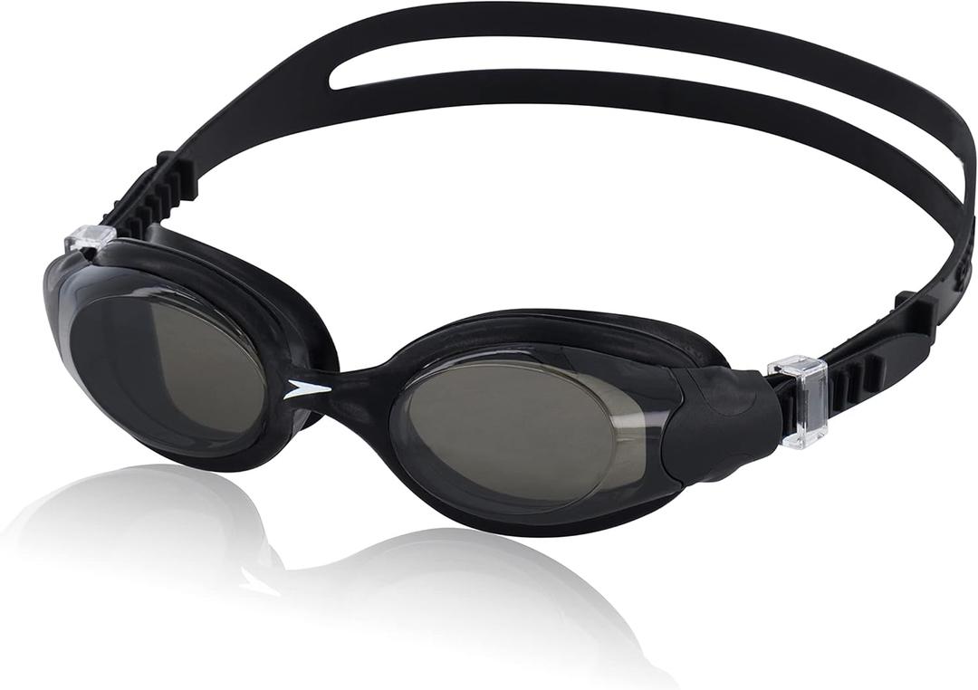 Speedo Unisex-Adult Swim Goggles Hydrosity - Manufacturer Discontinued (Speedo Black/Smoke)