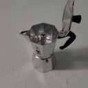 Bialetti Moka Express Iconic Italian Stovetop Espresso Maker (Natural Silver, 6 Cups)