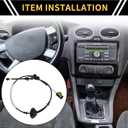 Automatic Transmission Gear Shifter Cable for Ford F-150 2000-2003 with 4R70W Automatic Transmissions Auto Trans Gear Shift Control Lever Cable Metal