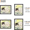 upsimples 10x13 Picture Frames, Display Pictures 9x12 with Mat or 10x13 Without, Wall Hanging Photo Frame, Black, 1 Pack