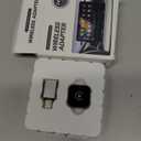 2-in-1 Wireless CarPlay Adapter Support Apple CarPlay & Android Auto, Mini Bluetooth USB A & USB C Dongle Convert Wired to Wireless Compatible with iPhone & Android