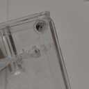 Necklace Holder, Acrylic Necklace Organizer, Rotatable Clear Jewelry Holder Organizer Display Case for Long Necklaces Pendant Bracelets, Jewelry Holder Box with Velvet Tray for Rings Earrings