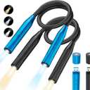 Generic 2Pcs LED Neck Reading Lights, 3-Color & 3-Brightness, 380 Rotating, Rechargeable, 80-Hr Lasting, Perfect for Reading, Knitting, Camping