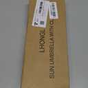 Beach Chair Umbrella with Adjustable Clamp, 45in UPF 50+ Portable Folding Sun Shade for Outdoor Camping Wheelchair,Travel, Stroller, Patio, Golf Carts Plant Shade(Chair Not Included) (Large, Dark Blue)