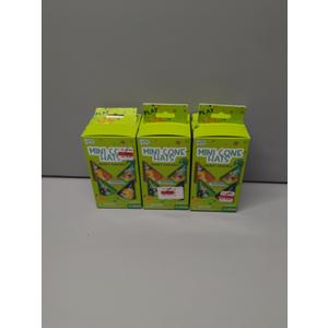 Party Mini Cone Hats, 3 Pack