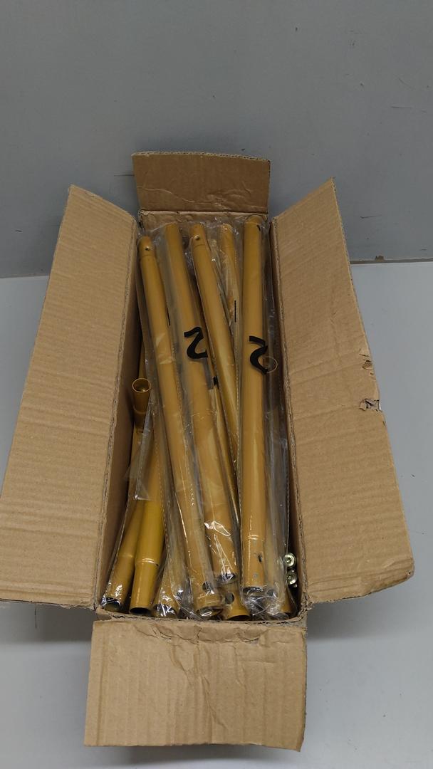 UDEAR 7.2FT Metal Arch Backdrop Stand,for Wedding Backgrounds Climbing Plants Event Decorations Outdoor Ceremonies,Gold