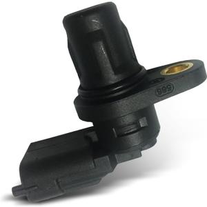 Pack-1 Automotive Engine Camshaft Position Sensor, Solve EPC Fault Light and Weak Start Sensor, with Sealing Ring Sensor Original Replacement F01R00B003, Compatible with Chery Models (Black)
