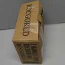 ROCGORLD R8 Tire Inflator Portable Air Compressor, DC 12V Air Compressor Portable with Large Dual Digital Screen, 3X Faster Inflation Air Pump for Car, Bike, Ball, Motor (Red)