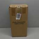 Industrial Table Lamp with USB A+C Ports and Outlet, Fully Stepless Dimmable Modern Nightstand Lamp, Glass Shade Bedside Desk Lamp for Bedroom Living Room Office, 8W 2700K LED Edison Bulb Included