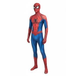 Spiderman Super Hero Costume Bodysuit  Thigh Web Cosplay Youth Boys Size 190 