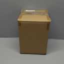 PACKGILO Wooden Storage Box Rustic Desktop Organizer with 3 Drawers Office Desk Accessories Shelf Small Craft Storage Containers Apothecary Cabinet and Chest Jewelry Holder for women(BROWN)