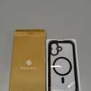 Miracase for iPhone 17 Case 6.3'', Full-Body Bumper Military Drop Protection Outdoor Phone case with Built-in Glass Screen &Camera Control,Easy Installation,No Gap,Compatible with MagSafe,Clear Black