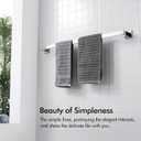 BANOLUX Towel Rack, 32-Inch Single Towel Bars for Bathroom, Towel Racks for Bathroom Wall Mounted SUS304 Stainless Steel Hand Towel Holder Organize Heavy Duty, Chrome Towel Bar
