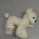 Plush Poodle Dog Puppy Stuffed Animals Toys Dolls Kids Gifts 9 Inches (White)
