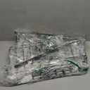 SWTYMIKI Over The Door Shoe Organizer - Adjustable 6 Tier Hanging Shoe Rack Organizer, Metal Heavy Duty Behind Door Storage or Wall Mount Shoes Shelf for Flats, Heels, Sneakers, Boots (Black)