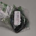 Leather Pet Muzzle for Dog Soft PU Leather Dog Muzzles Prevent for Biting Barking Chewing Black Medium (M(for snout girth from 7"-8"))