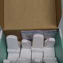 Door Lever Locks (4 Pack) - Prevents Toddlers from Opening Doors - Durable ABS with 3M Adhesive - Easy One-Hand Operation for Adults, No Tools Needed (White)