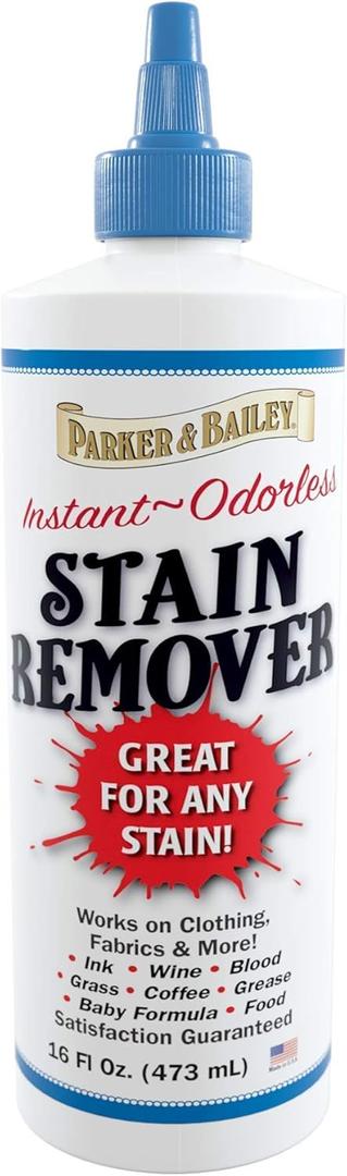 Parker and Bailey Stain Remover- Blood Stain Remover for Carpet, Clothes, Sheets and Mattress - Garment and Fabric Laundry Stain Remover - 16oz
