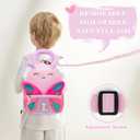 YOOLIFE Sister Gifts Personalized Gifts Initial Birthday Gift, Backpack for School Initial Personalized Bookbag For Granddaughter Sister Daughter Niece Pink S