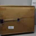 FAHKNS 425FT Fish Tape Fiberglass 1/4 inch(6MM) Fishing Wire Puller Duct Rodder Cable Running Electrical Fishtape Tool Rod with Steel Reel Stand Through Wall Pipe Length Marking in Meter