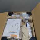 oneisall Dog Grooming Vacuum, Pet Grooming Vacuum with Clipper Nail Grinder, 1.5L Dust Cup Dog deshedding Brush with 7 Tools for Shedding Pet Hair, Home Cleaning(Blue)