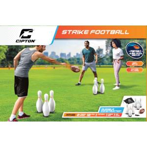 Cipton Strike Football Game Set - Hybrid Bowling and Football Outdoor Game