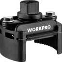 WORKPRO Universal Oil Filter Wrench Adjustable with Auto-Clamp Spring, Oil Filter Removal Tool, Oil Filter Change Set, Ideal for Engine Filters, Conduit, & Fittings