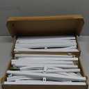 Putros Metal Arch Backdrop Stand White Wedding Backdrop Stand Set of 2 (7.2FT,6FT) Square Arch Frame for Birthday Party Graduation Ceremony Decoration